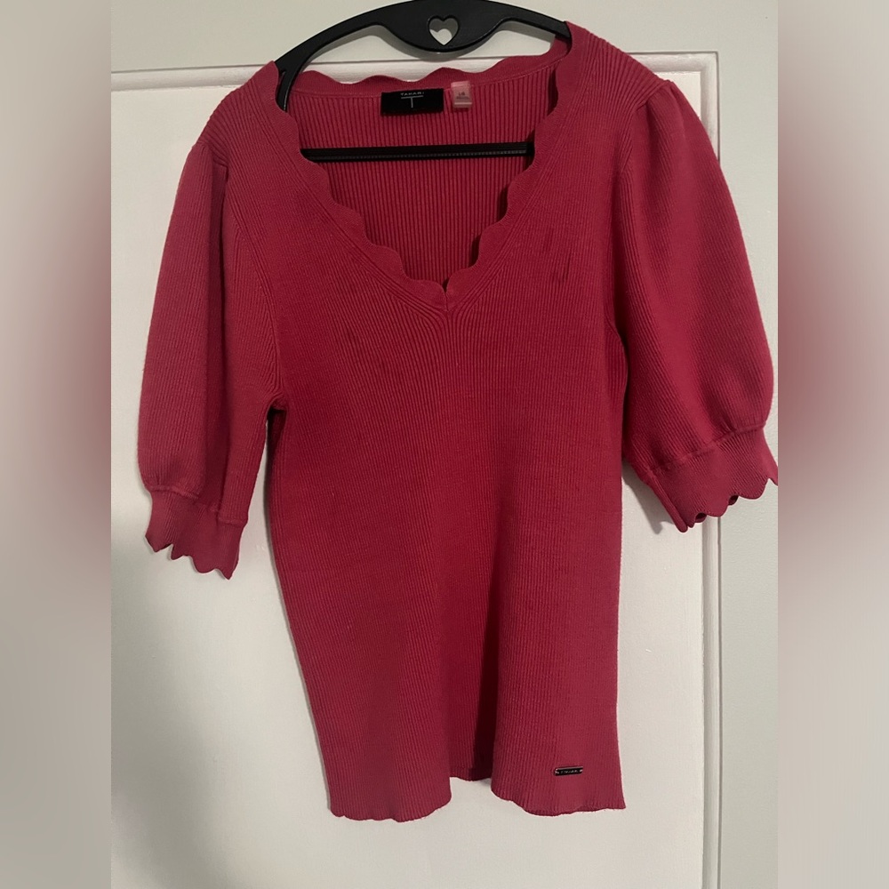 Pink Knit Blouse
